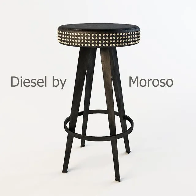 Diesel chair by Moroso 3D Model