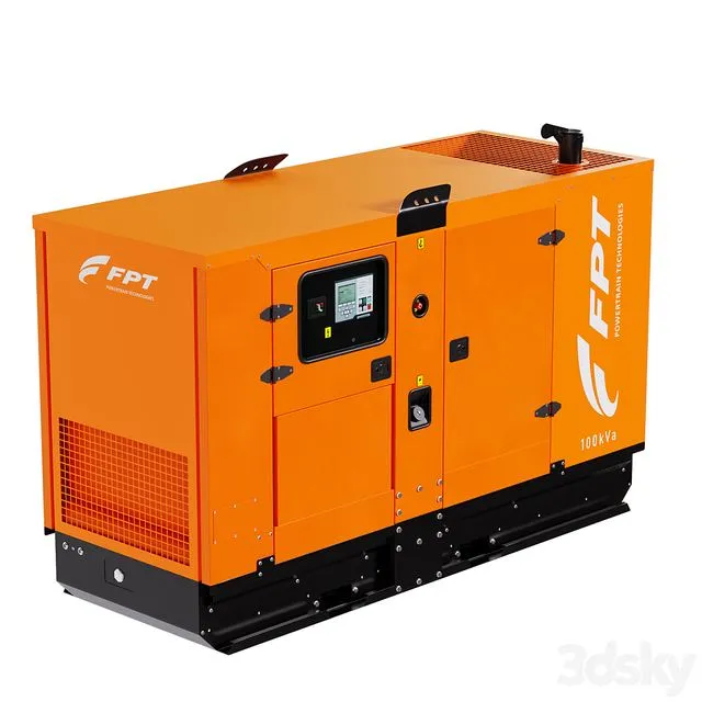 Diesel Generator FPT GS NEF100 3D Model