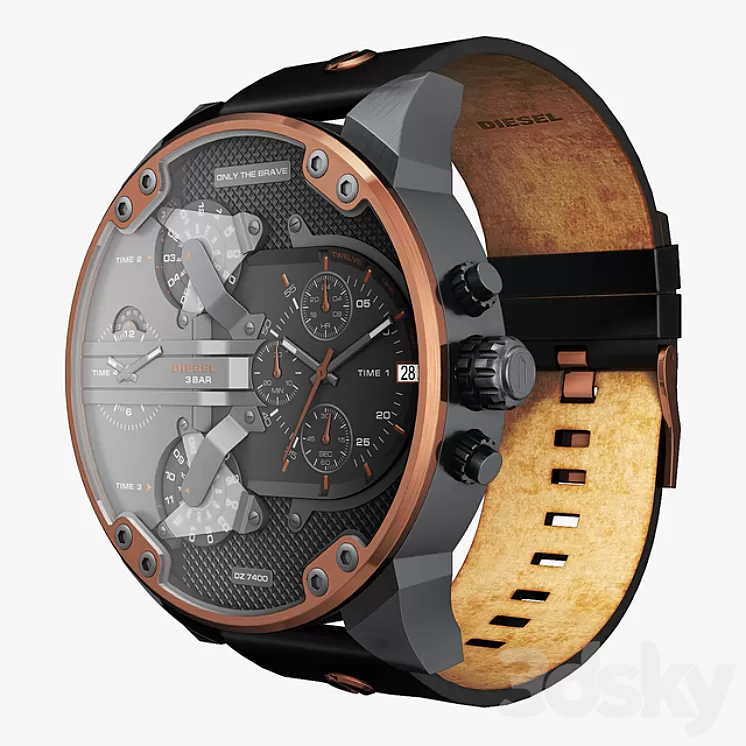 Diesel mr. daddy dz 7400 3D Model