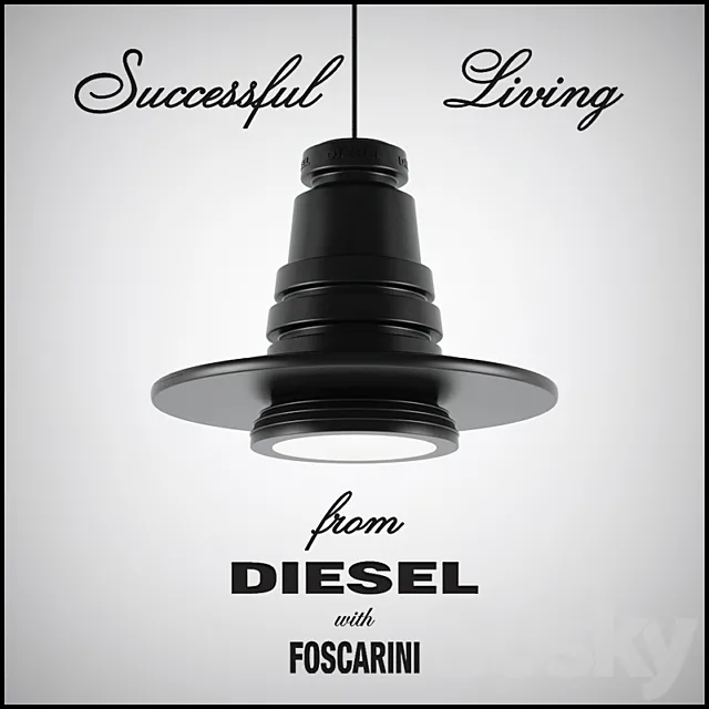 Diesel with Foscarini _ Tool Sospensione Grande 3DModel