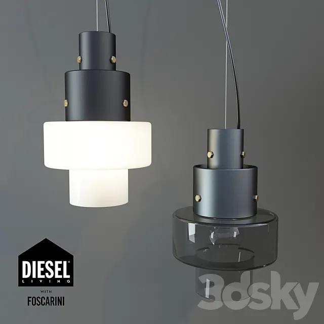 Diesel with Foscarini Gask 3D Model