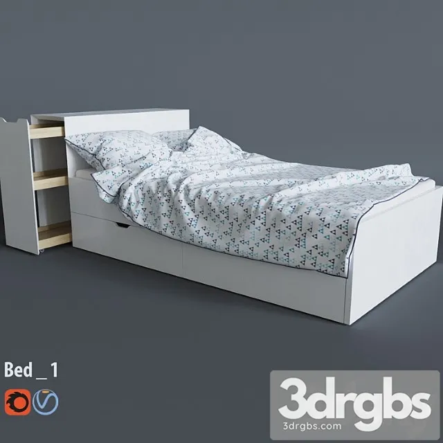 Diet Bed 56 3D Model Free