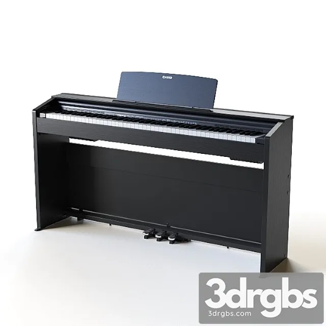 Digital Piano Casio Px 70 Bk Privia 3D Model Download