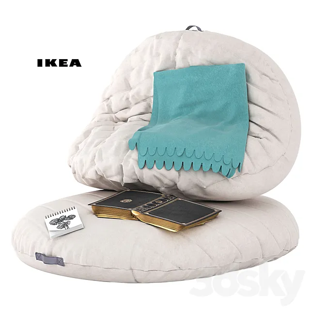 Digult Pouf IKEA 3D Model