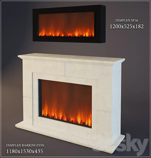 DIMPLEX Electric Fireplace 3DModel