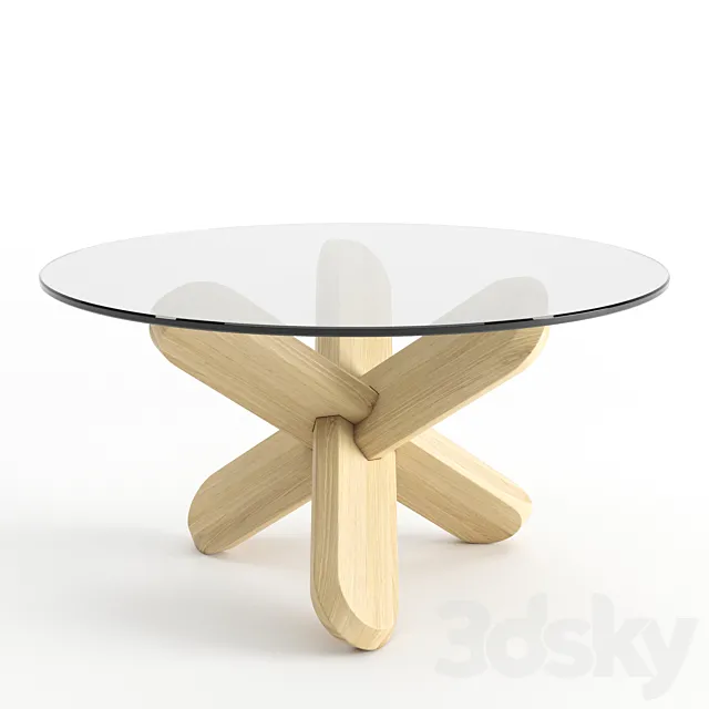 Ding Table by Normann Copenhagen 3D Model