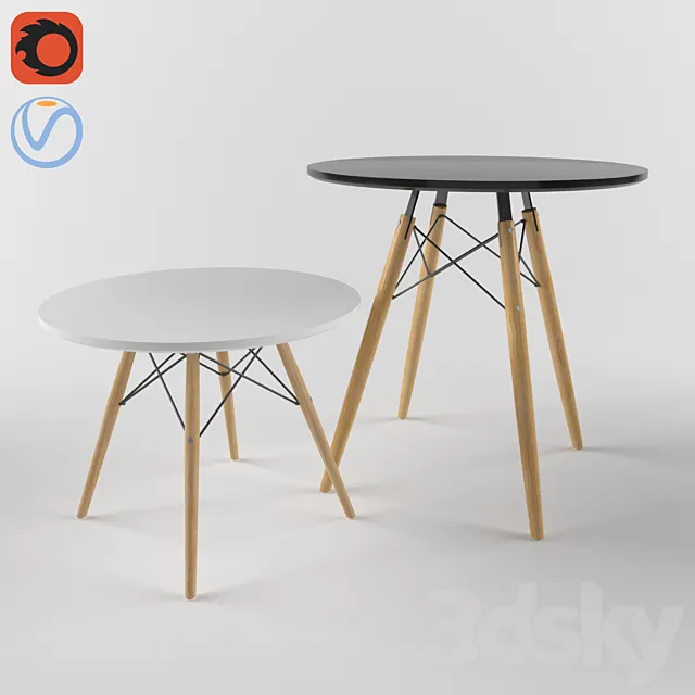 Dining and coffee tables Eiffel Free Download