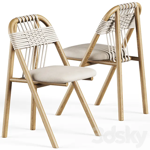 Dining Chair 01 C by Very Wood 3D Model