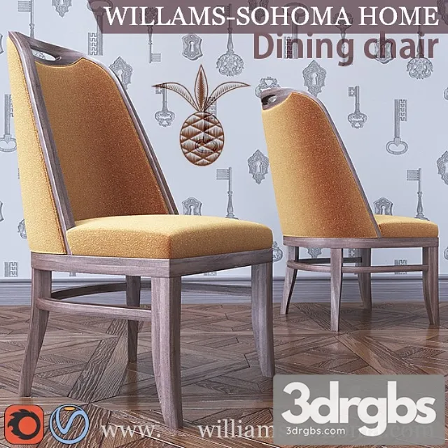 Dining Chair 30 3D Model Free