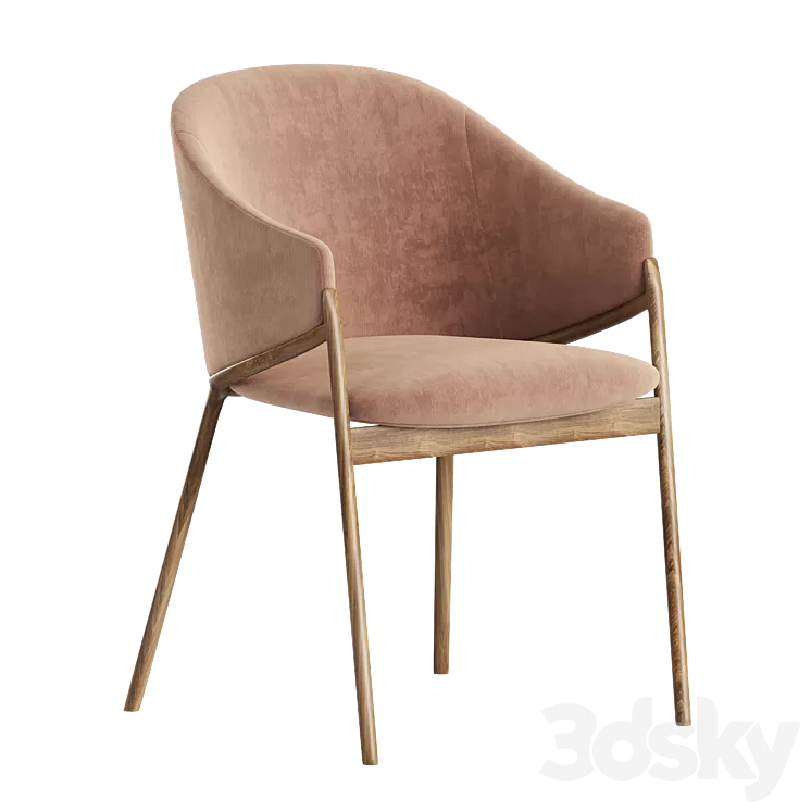 Dining chair Angel Cerda 3D Model Free
