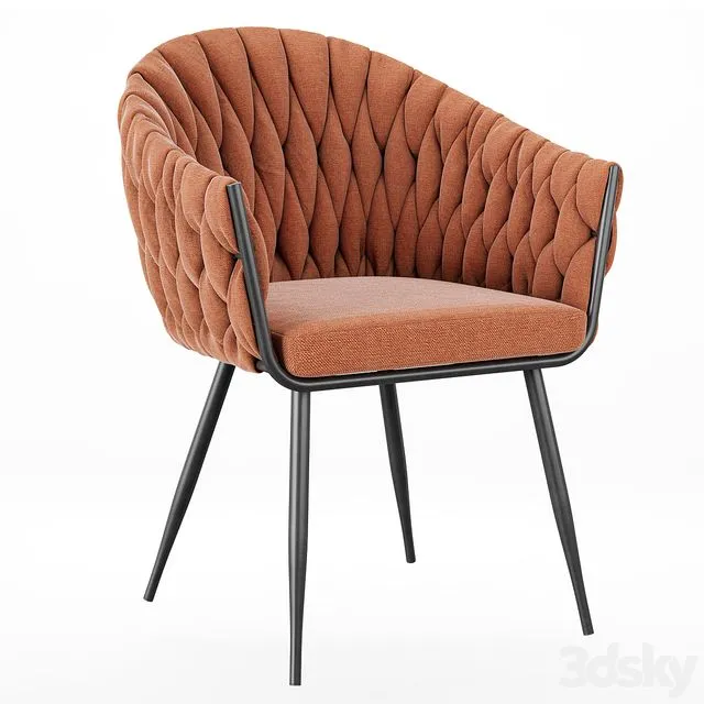 Dining chair BiGarden Matilda 9691-LM 3D Model