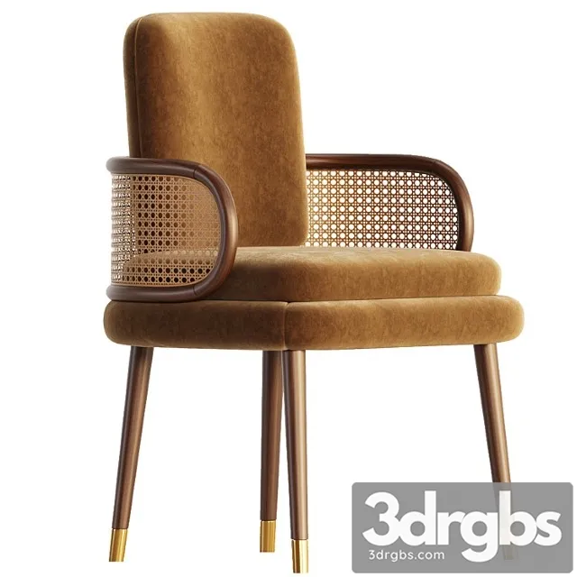 Dining Chair Blakey 8 3D Model Download