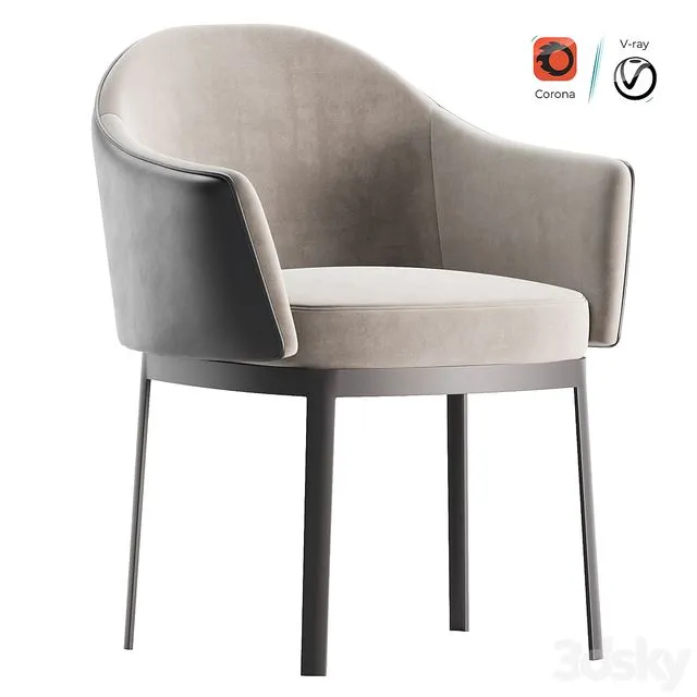 Dining chair collection 3D Model