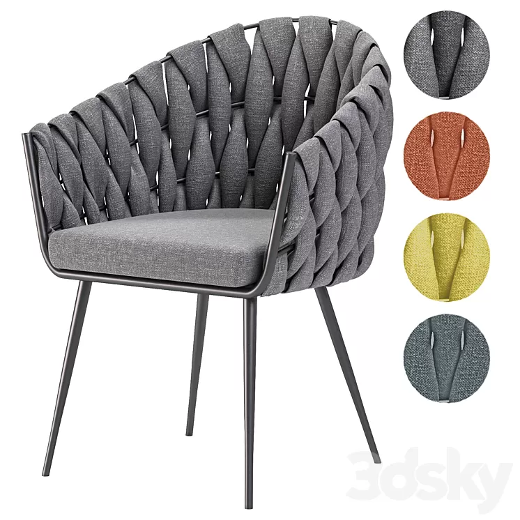 Dining chair Dobrin 9691-LM MATILDA 3D Model Free