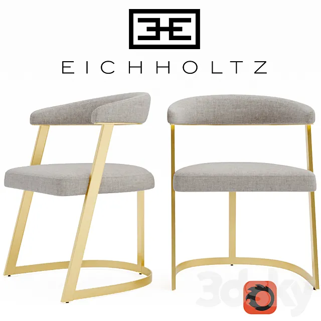 DINING CHAIR EICHHOLTZ 111473 DEXTER 3DModel