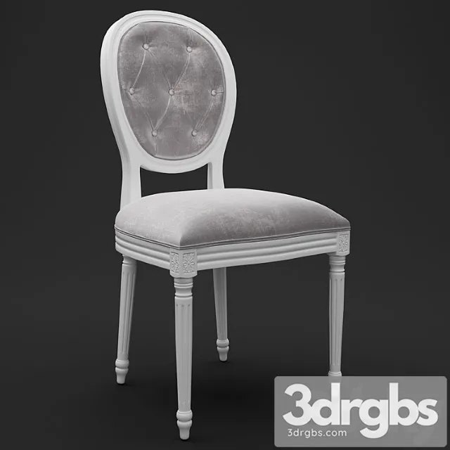 Dining Chair French Style 18 2 3D Model Free