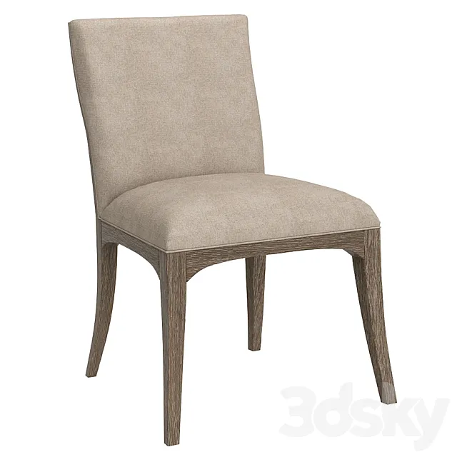 Dining chair Fusion Side Chair Caracole 3D Model
