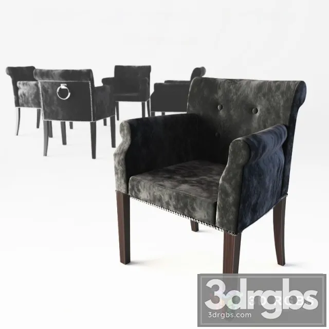 Dining Chair Key Largo 3D Model Free