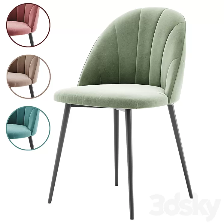 Dining Chair LOGAN from STOOLGROUP | LOGAN CHAIR 3D Model Free