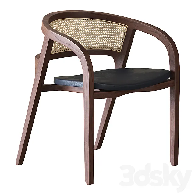 Dining chair NEMESIS ARMCHAIR 3D Model