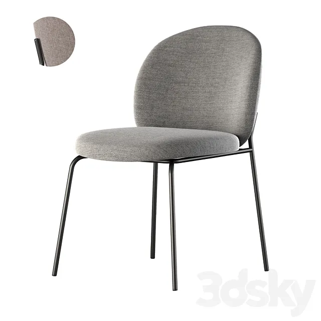 DINING CHAIR PRINCETON 3D Model