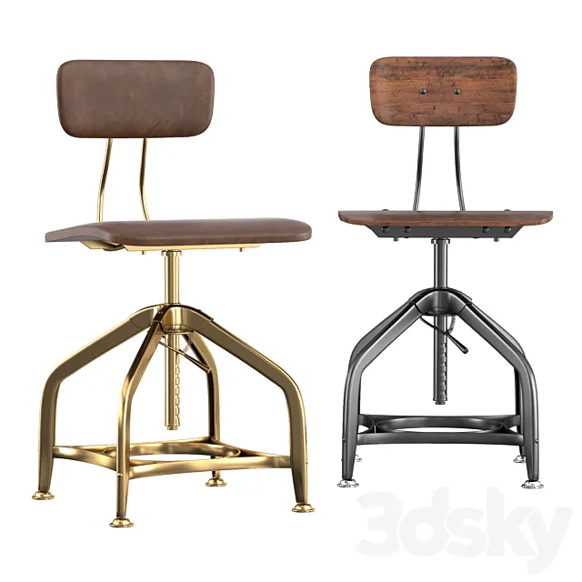 Dining chair TOLEDO 3D Model