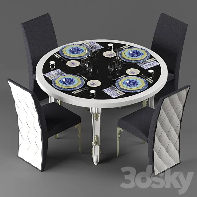 Dining Group 3D Model