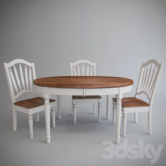 dining group 3DModel