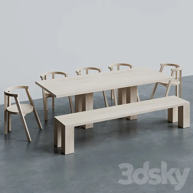 Dining Group AMEÉ ALLSOP 3DModel