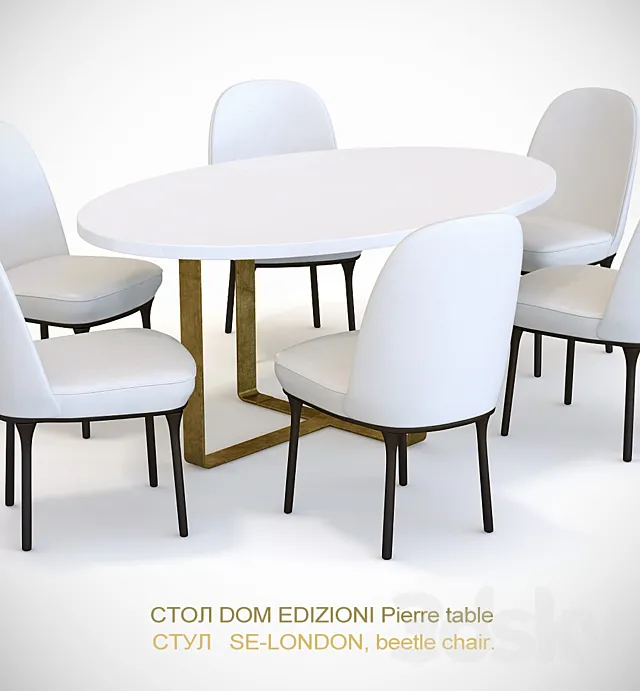 Dining group Dom Edizioni 3DModel