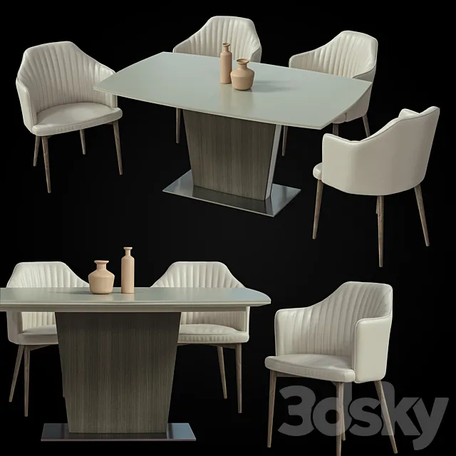 Dining group ITALGRUPPO 3D Model