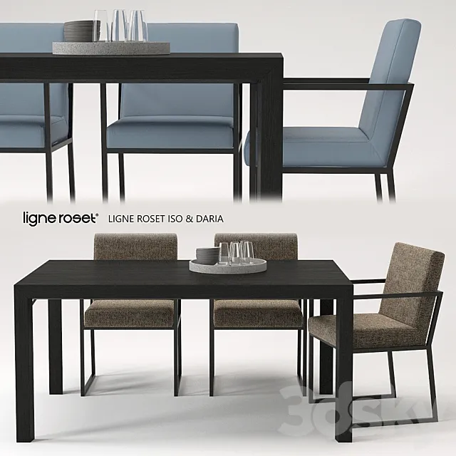 Dining group LIGNE ROSET 3DModel