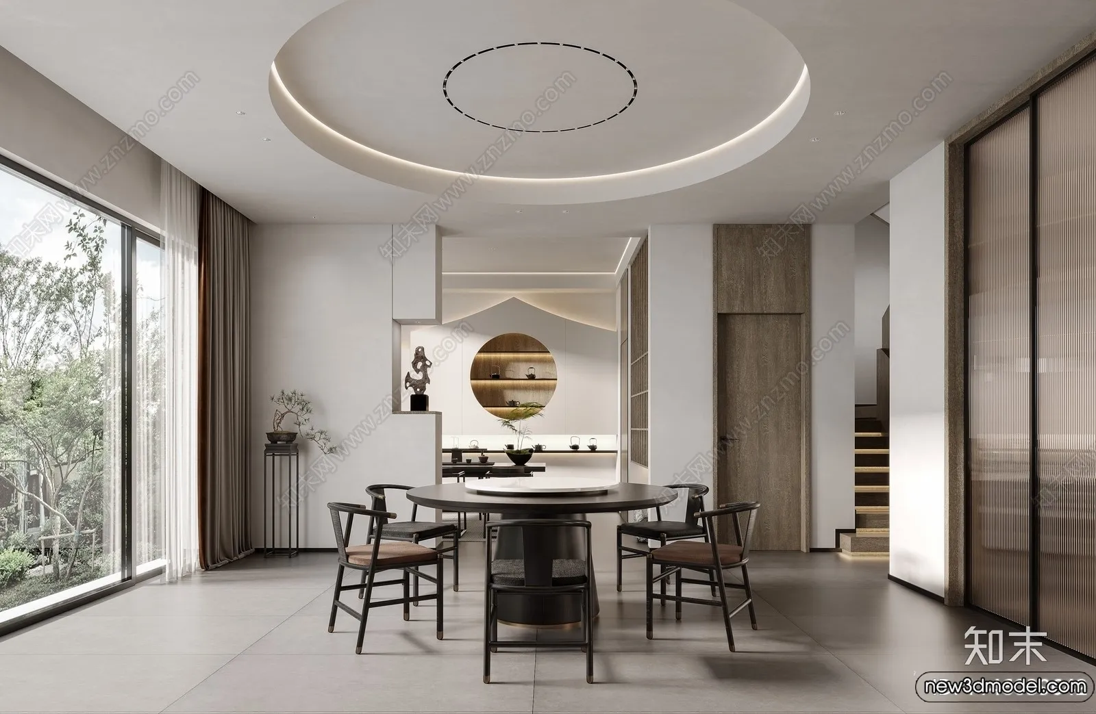 Dining Room - 3D Models - 3D Interior Scenes - 004