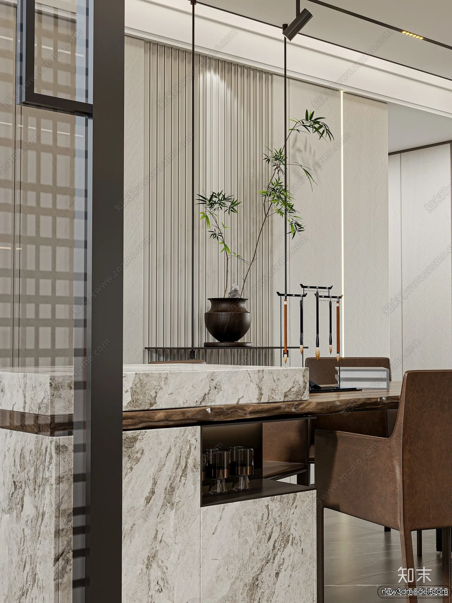 Dining Room - 3D Models - 3D Interior Scenes - 009