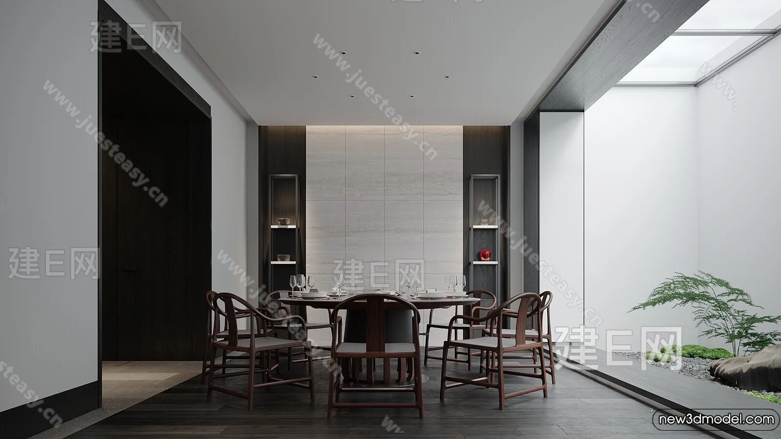 Dining Room - 3D Models - 3D Interior Scenes - 015