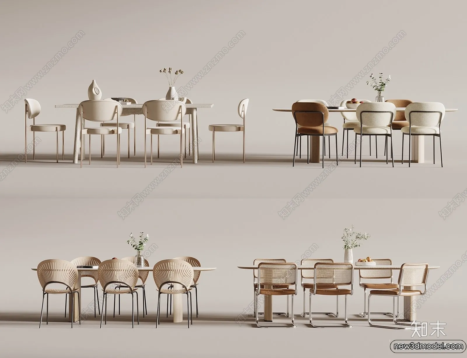 Dining Room - 3D Models - 3D Interior Scenes - 021