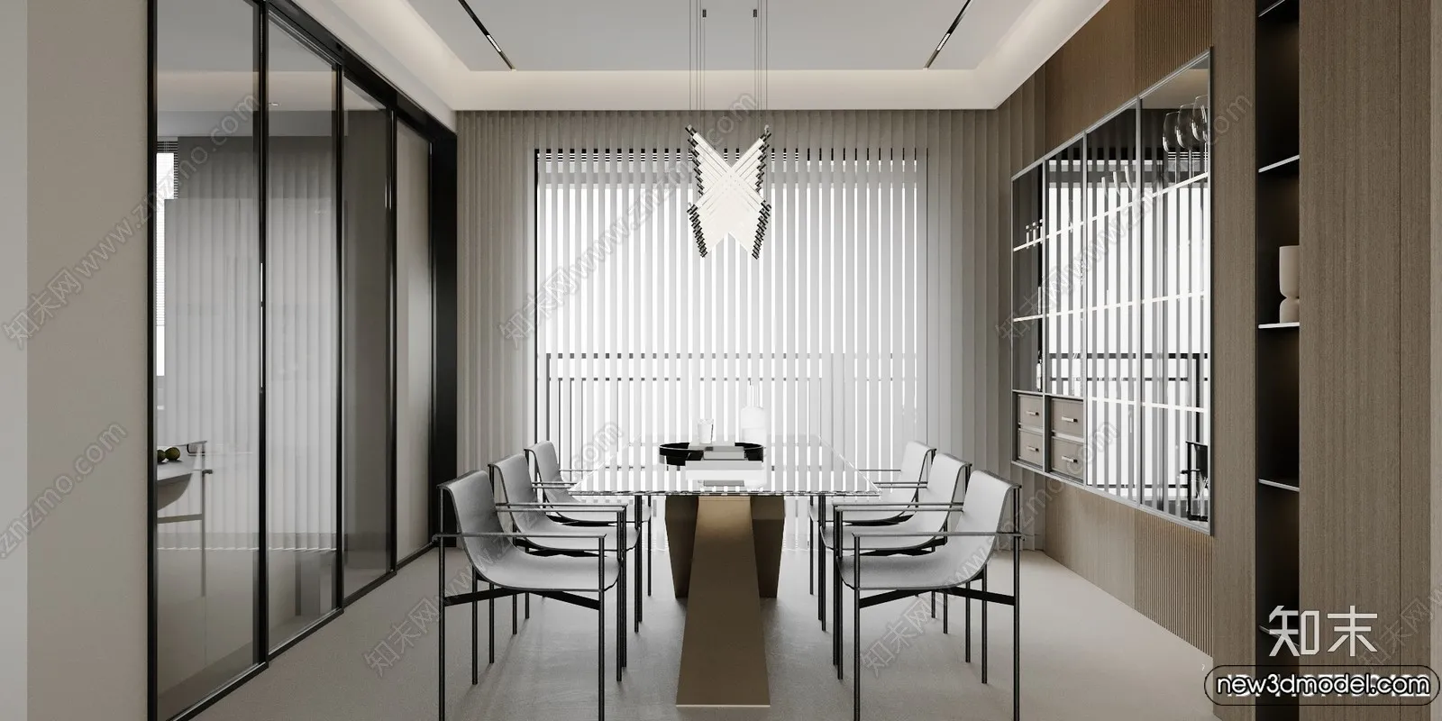 Dining Room - 3D Models - 3D Interior Scenes - 023