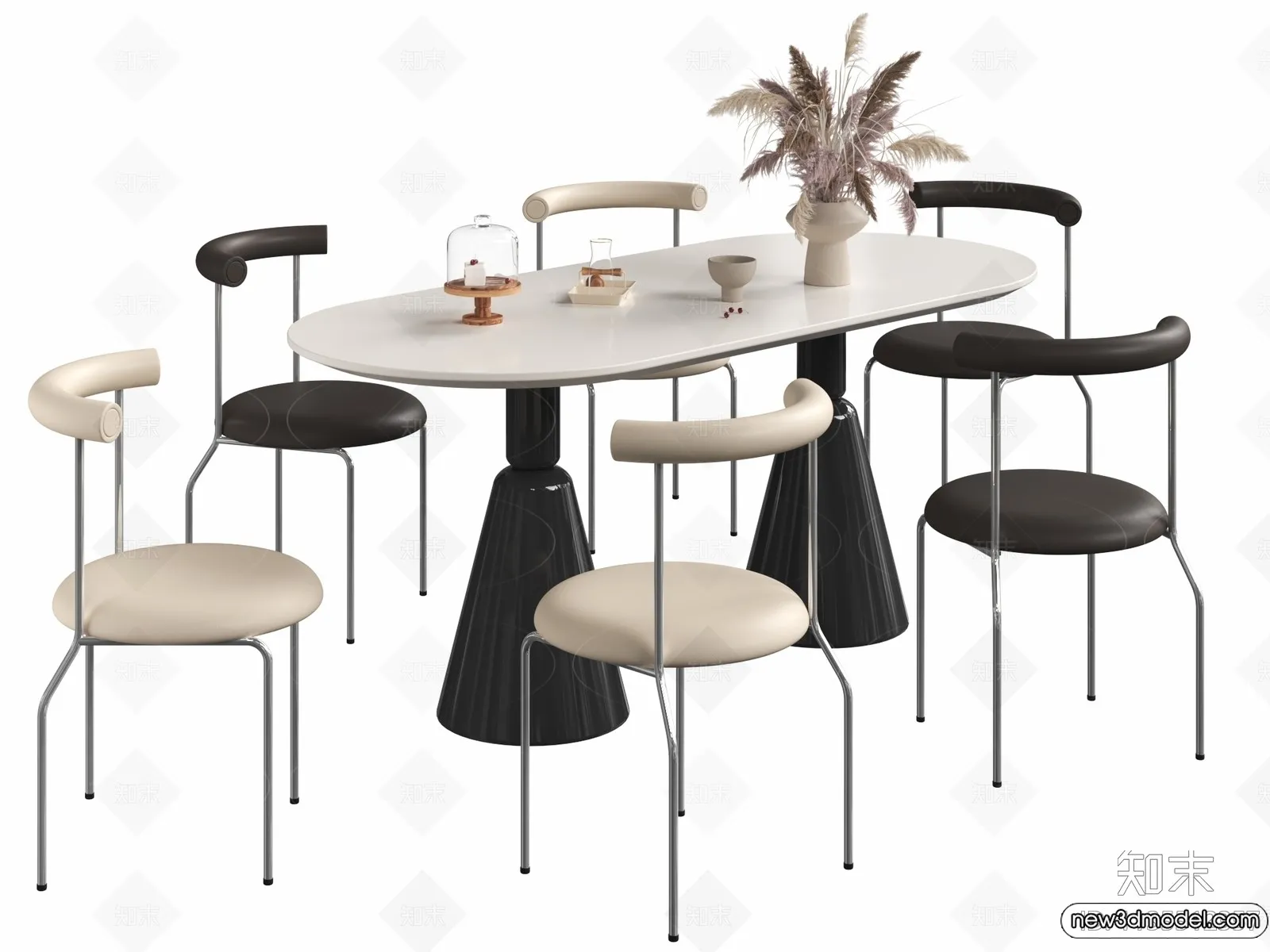Dining Room - 3D Models - 3D Interior Scenes - 024