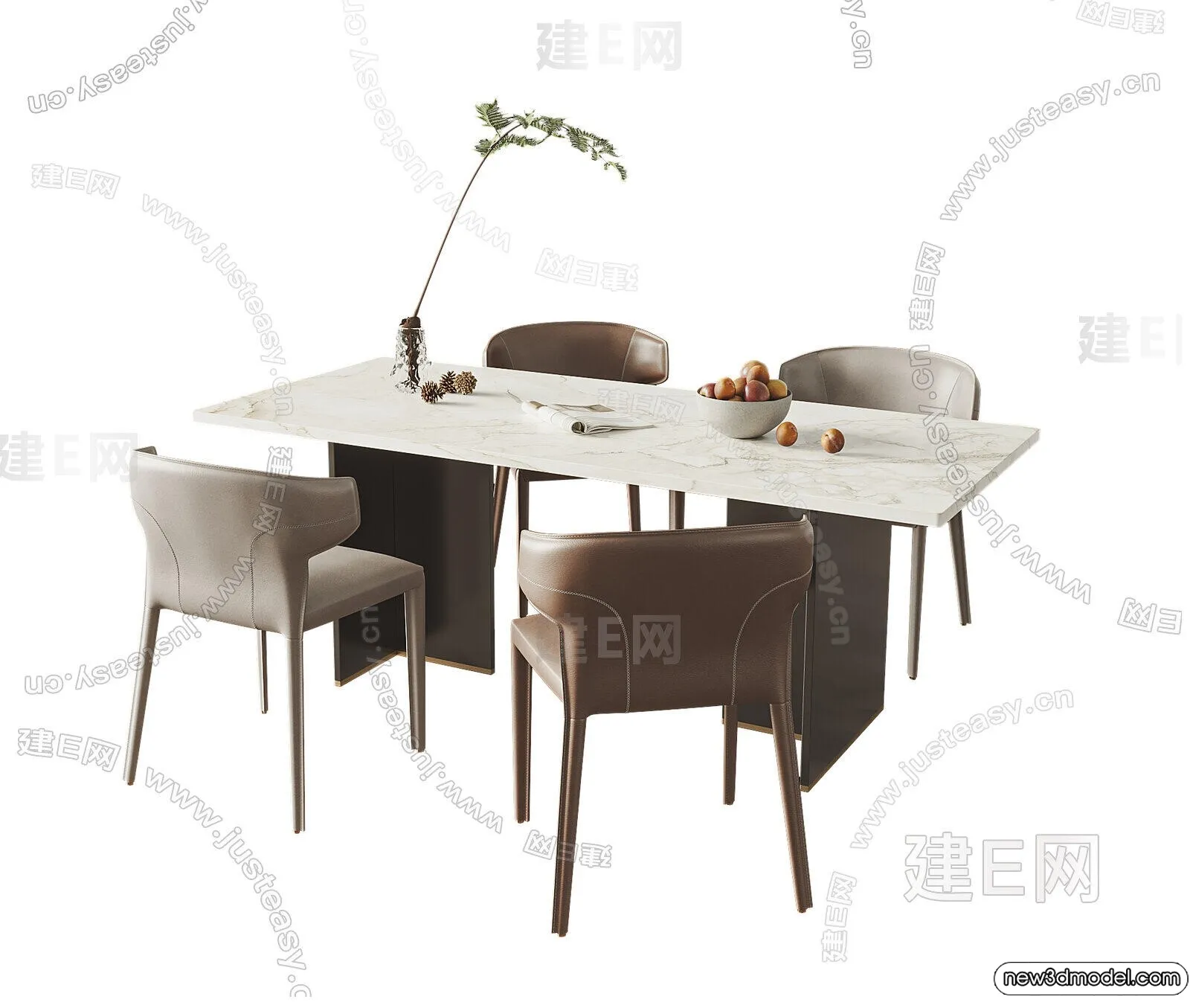 Dining Room - 3D Models - 3D Interior Scenes - 025