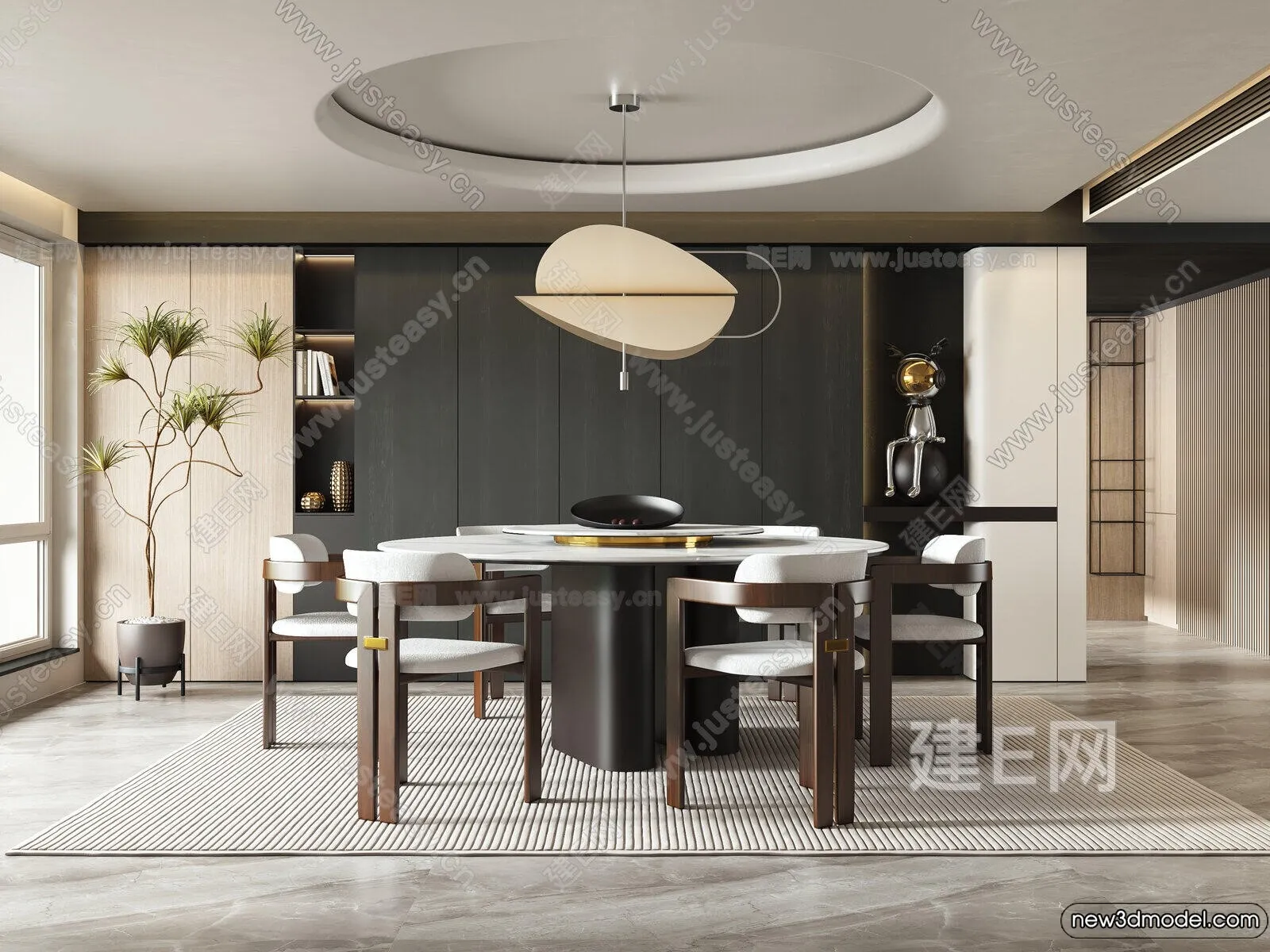 Dining Room - 3D Models - 3D Interior Scenes - 047