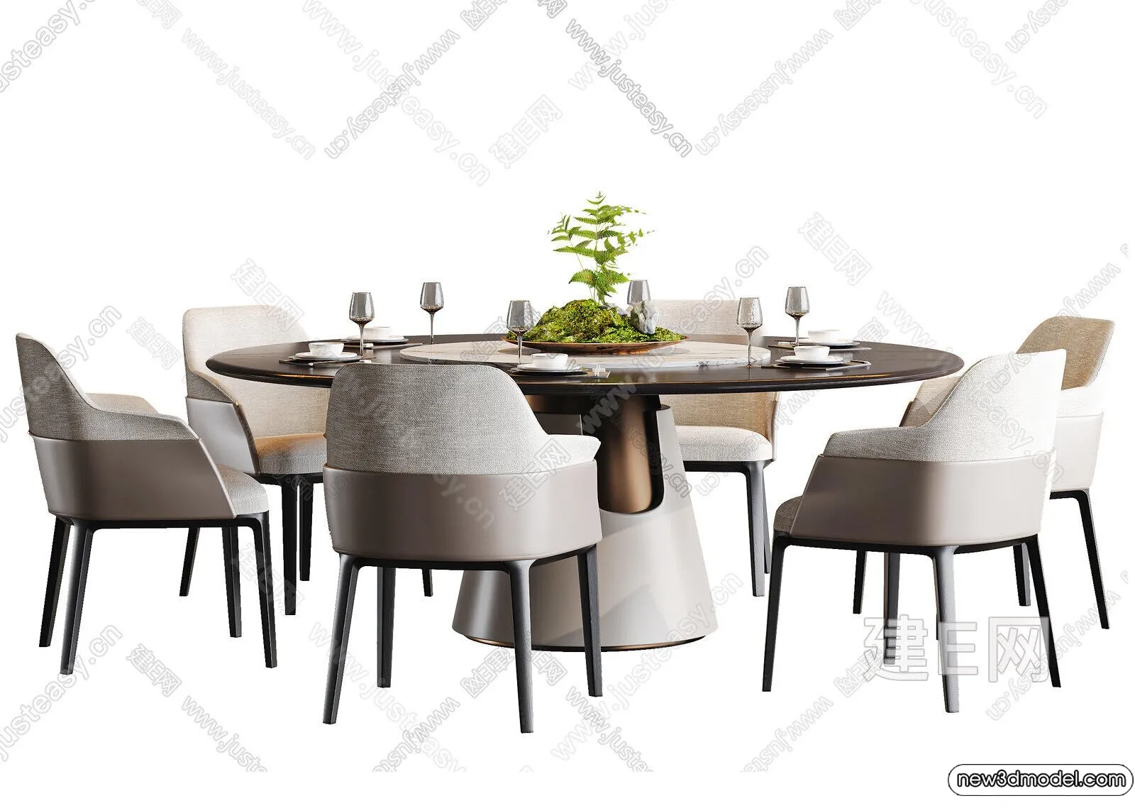 Dining Room - 3D Models - 3D Interior Scenes - 054