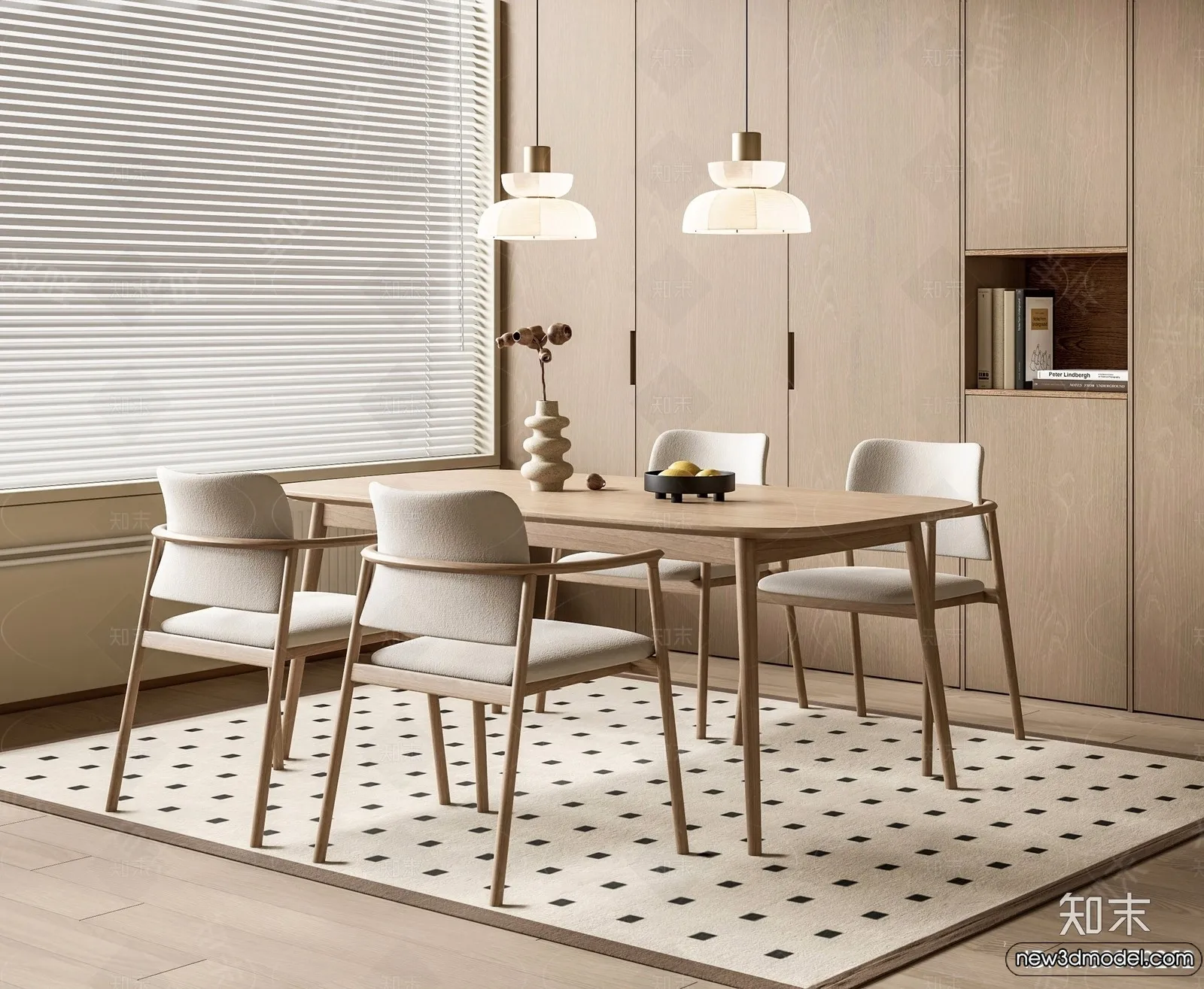 Dining Room - 3D Models - 3D Interior Scenes - 055