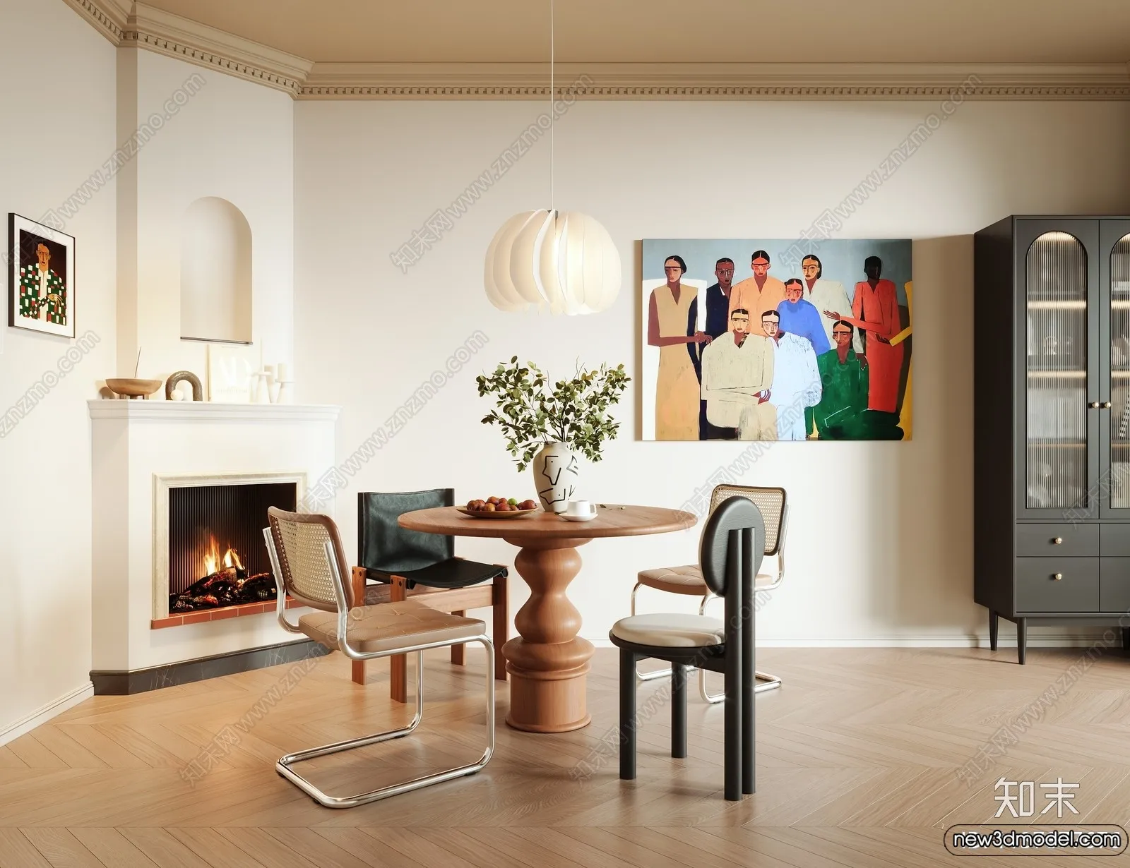 Dining Room - 3D Models - 3D Interior Scenes - 060