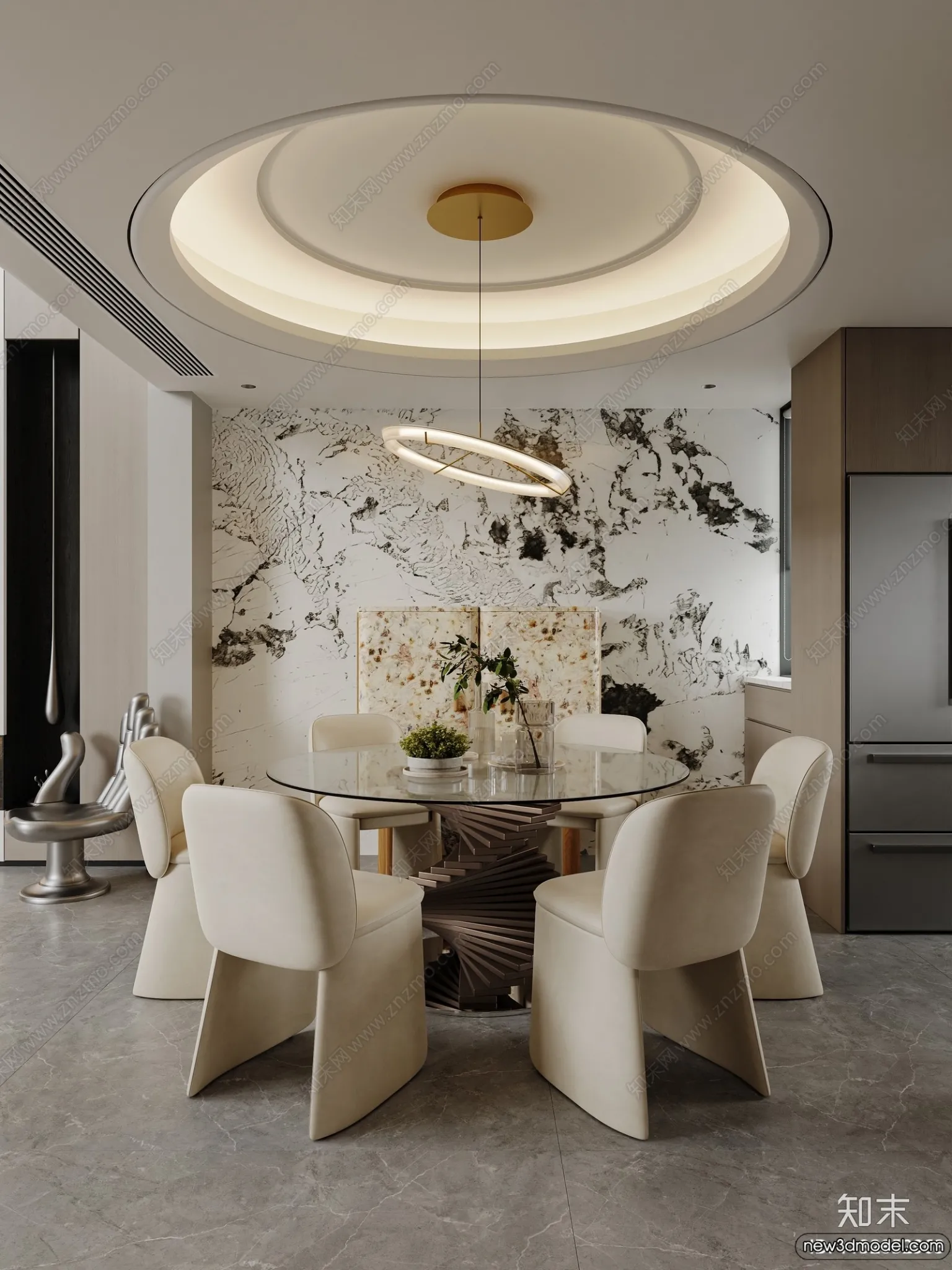Dining Room - 3D Models - 3D Interior Scenes - 062