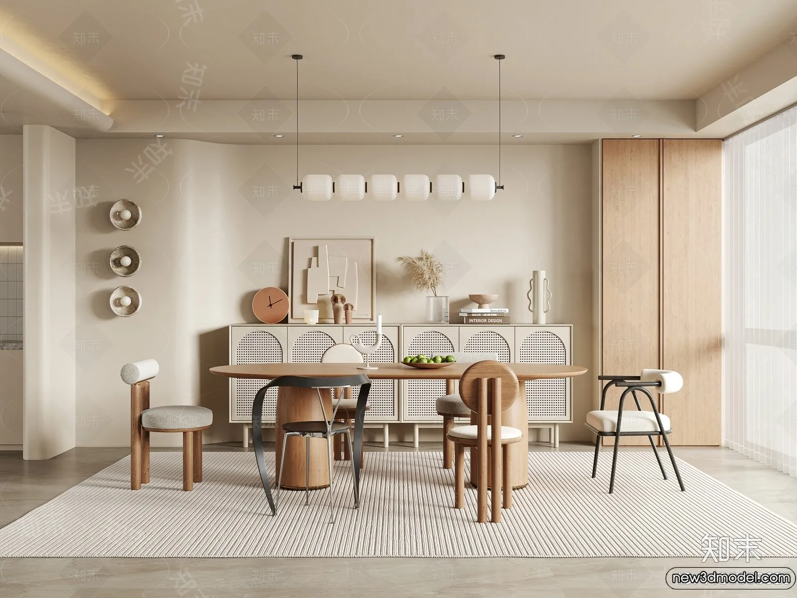 Dining Room - 3D Models - 3D Interior Scenes - 071