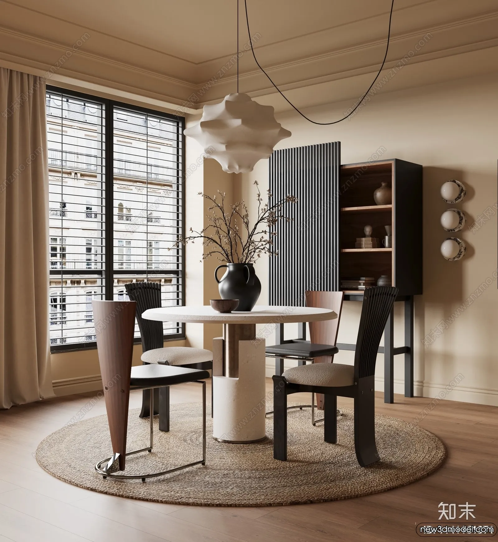 Dining Room - 3D Models - 3D Interior Scenes - 075