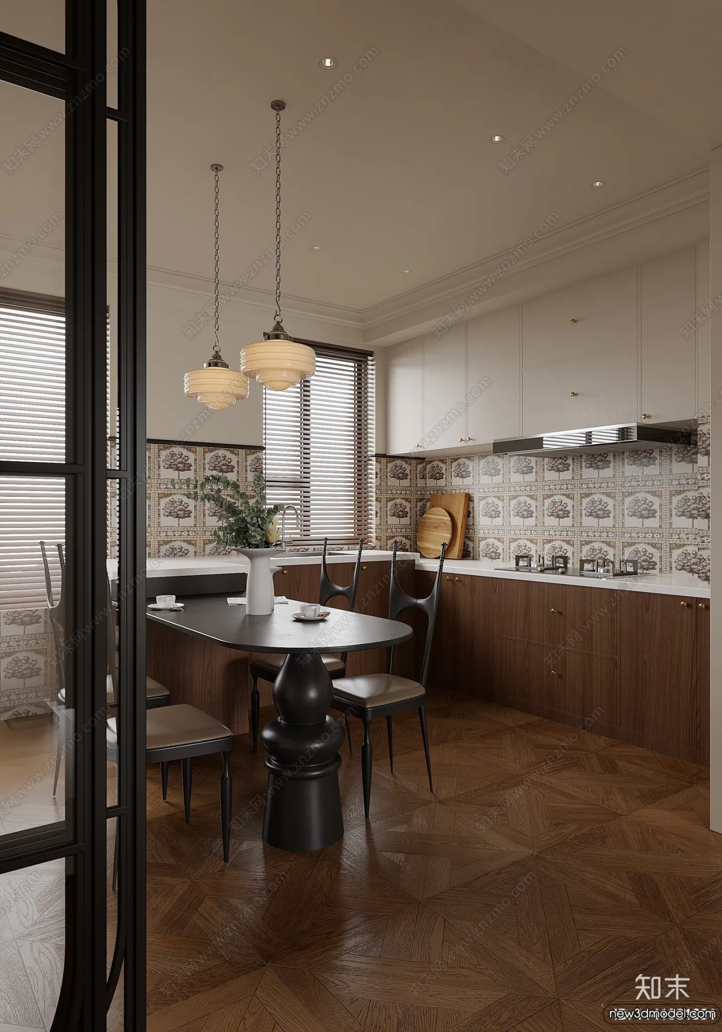 Dining Room - 3D Models - 3D Interior Scenes - 084