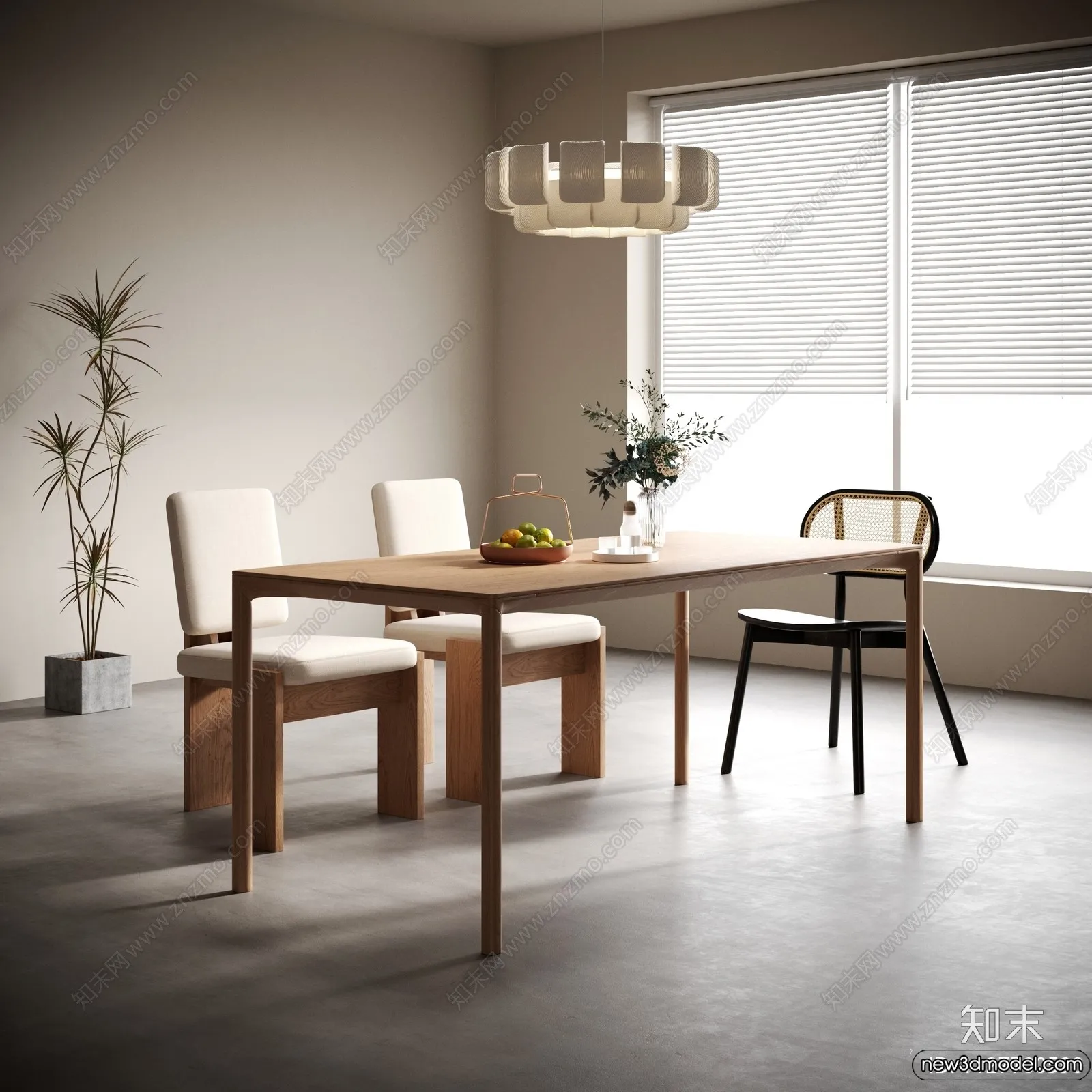 Dining Room - 3D Models - 3D Interior Scenes - 088