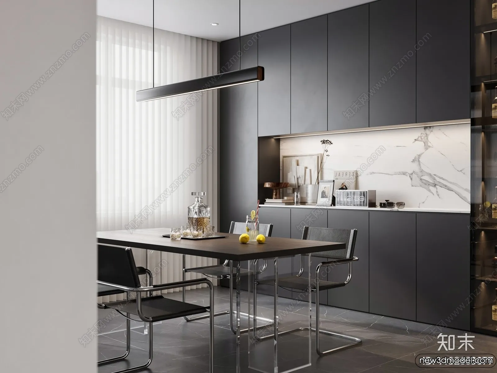 Dining Room - 3D Models - 3D Interior Scenes - 102