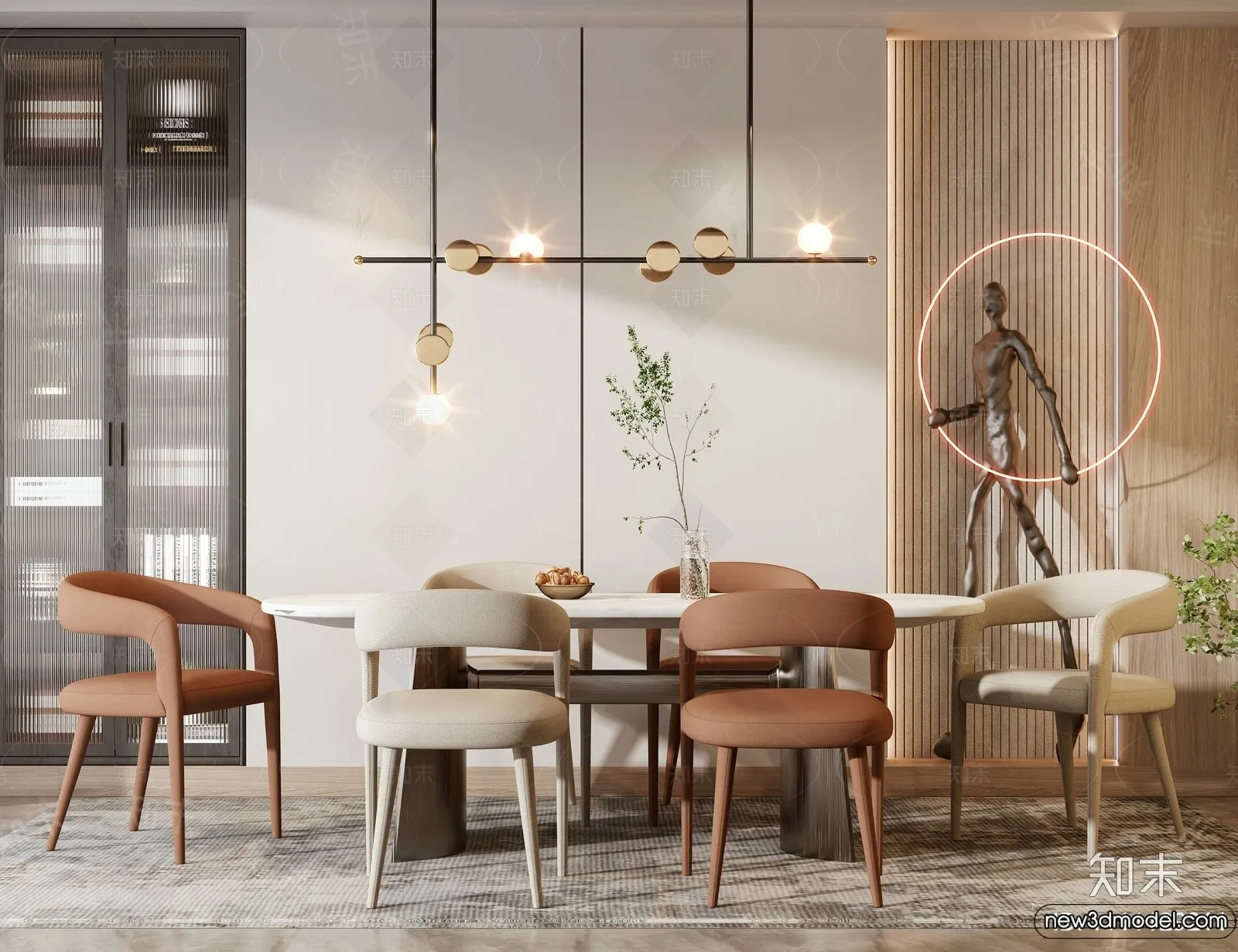 Dining Room - 3D Models - 3D Interior Scenes - 104